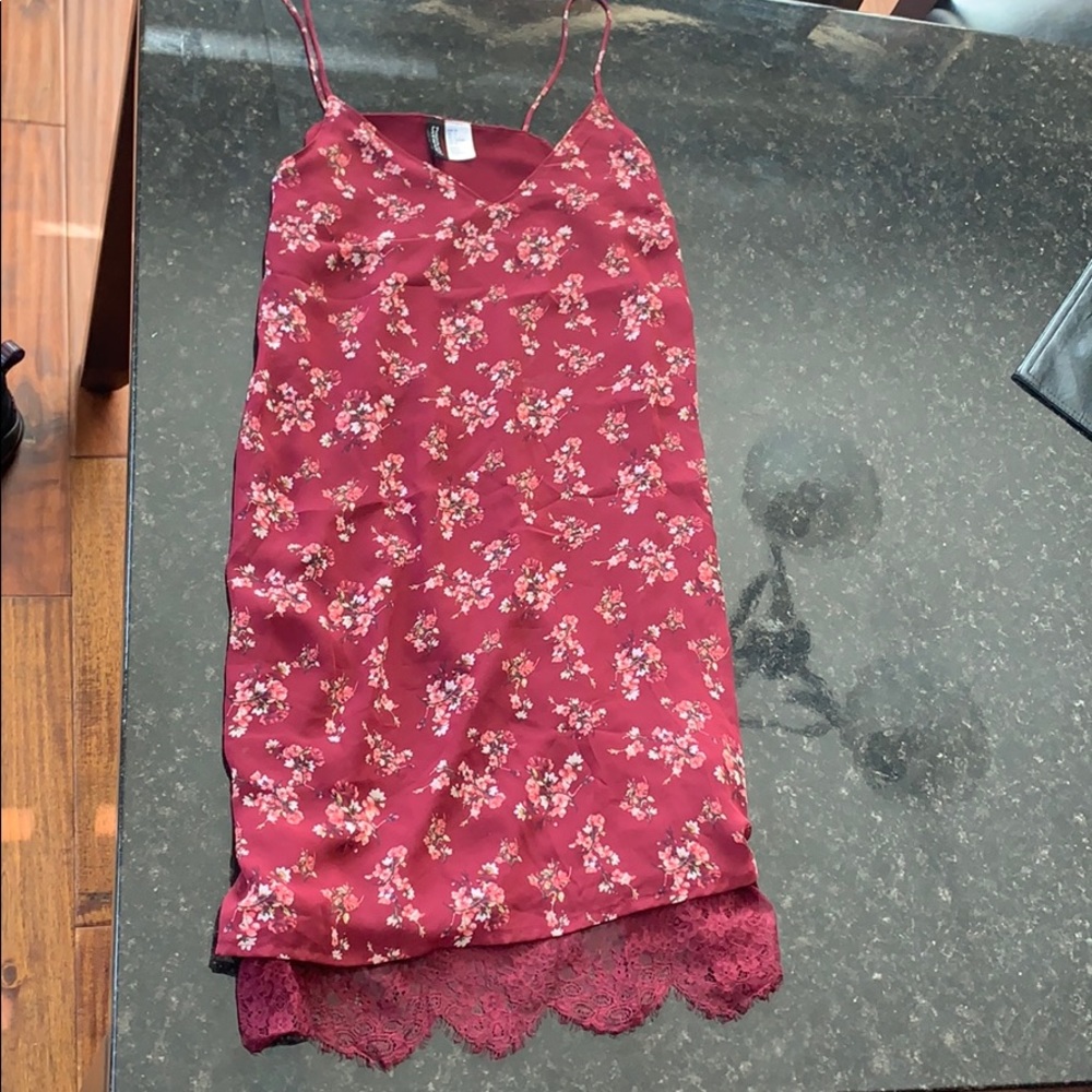 Flower printed dress
